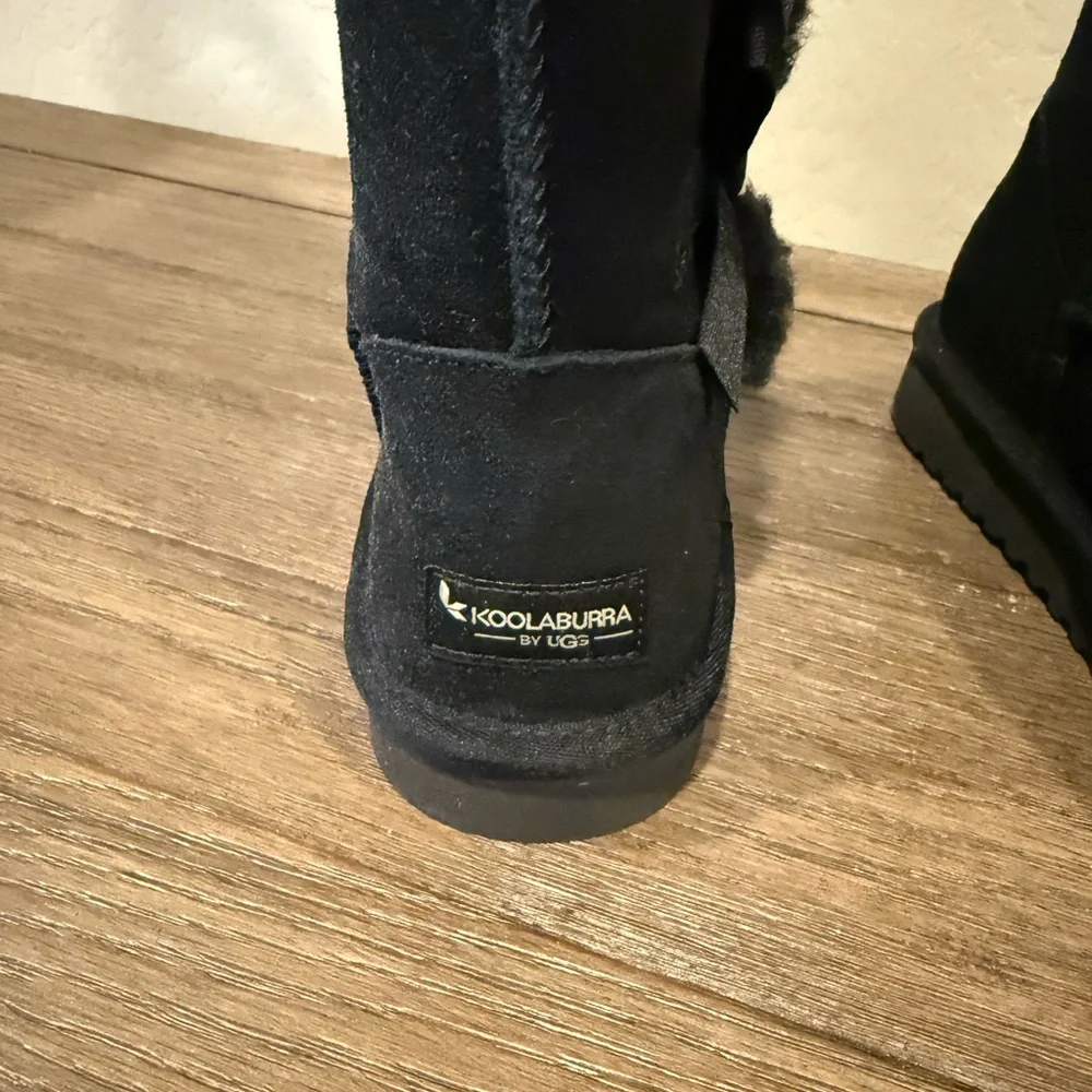 Koolaburra by UGG Black Bow Tall Boots Women’s Size 9
